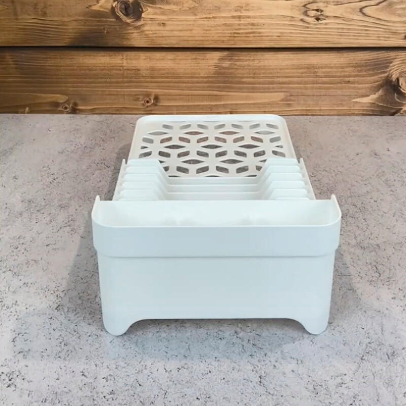 Escurridor de plástico mediano BLANCO