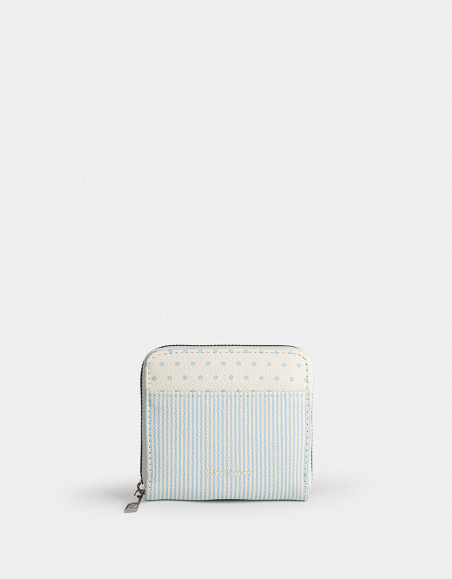 Billetera Billetera Cuerina Rayada - Estampado Rayas