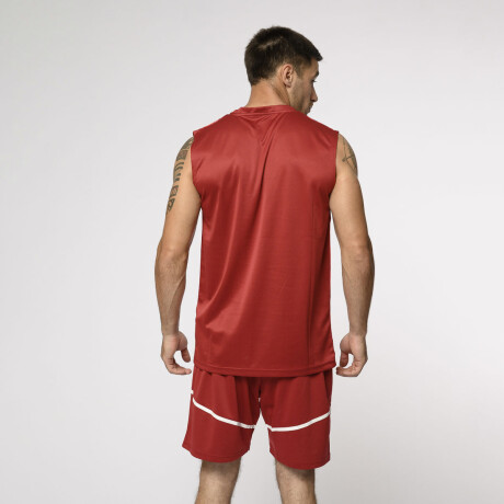 Musculosa FTBL Nacional Hombre Rojo, Rojo, Blanco