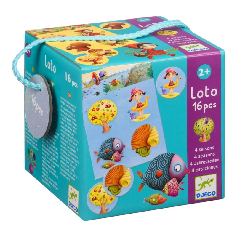 Juego Loto 4 Estaciones Djeco Juego Loto 4 Estaciones Djeco