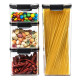 Set 4 Tarros Recipientes Hermeticos Para Cocina Blanco