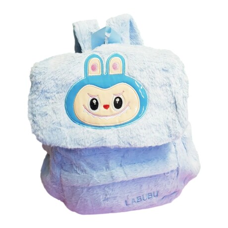 Mochila Labubu LB-2 Felpa CELESTE