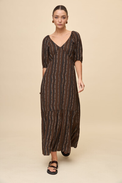 VESTIDO MAVA Chocolate