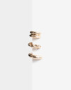 Aros Sets Metal Set De Earcuffs - Dorado