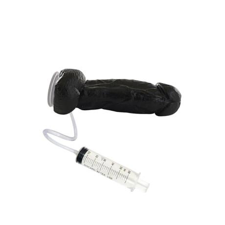 Consolador Realista Eyaculador Kong Negro