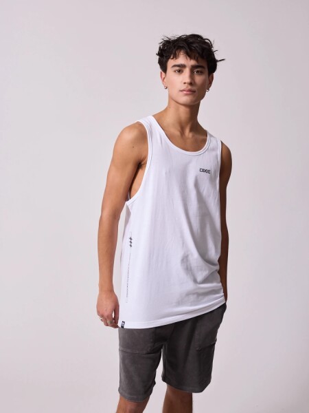 MUSCULOSA DIXIE SALCO BLANCO