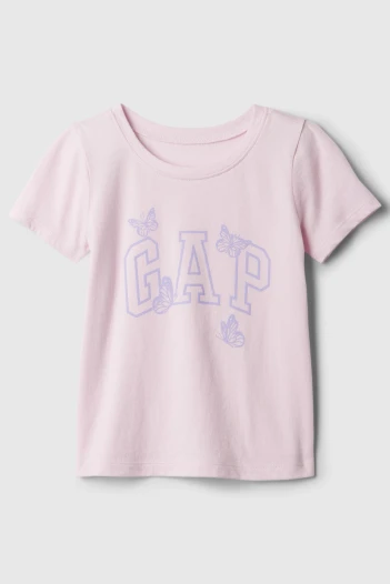 Remera Logo Gap Toddler Niña Light Peony