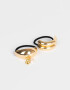 Gomitas Elásticas Sets Cuff Set De Gomitas Elásticas Con Charms Lucky - Dorado