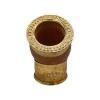 MATE IMPERIAL ALPACA BAÑADA EN ORO 15 marrónuniforme