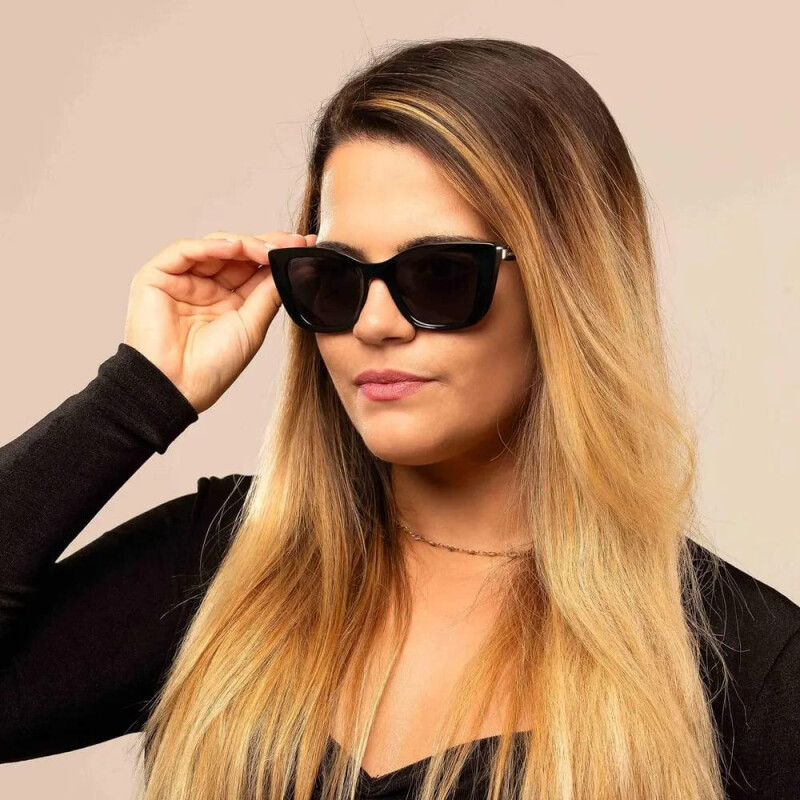 Lentes de Sol Chilli Beans Cuadradas Beige