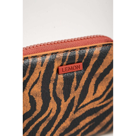 Billetera Animal Print Camel