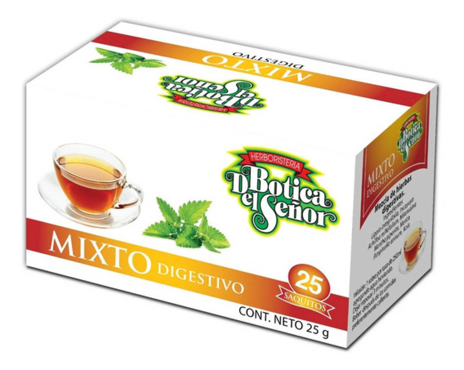 Mixto Botica 25 Saquitos – Infusiones Naturales para Bienestar