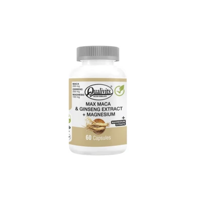 MAX MACA & GINSENG EXTRACTS QUALIVITS Max Maca & Ginseng Extracts