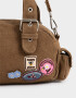 Bowling Cartera Bowling Parches - Marron Chocolate