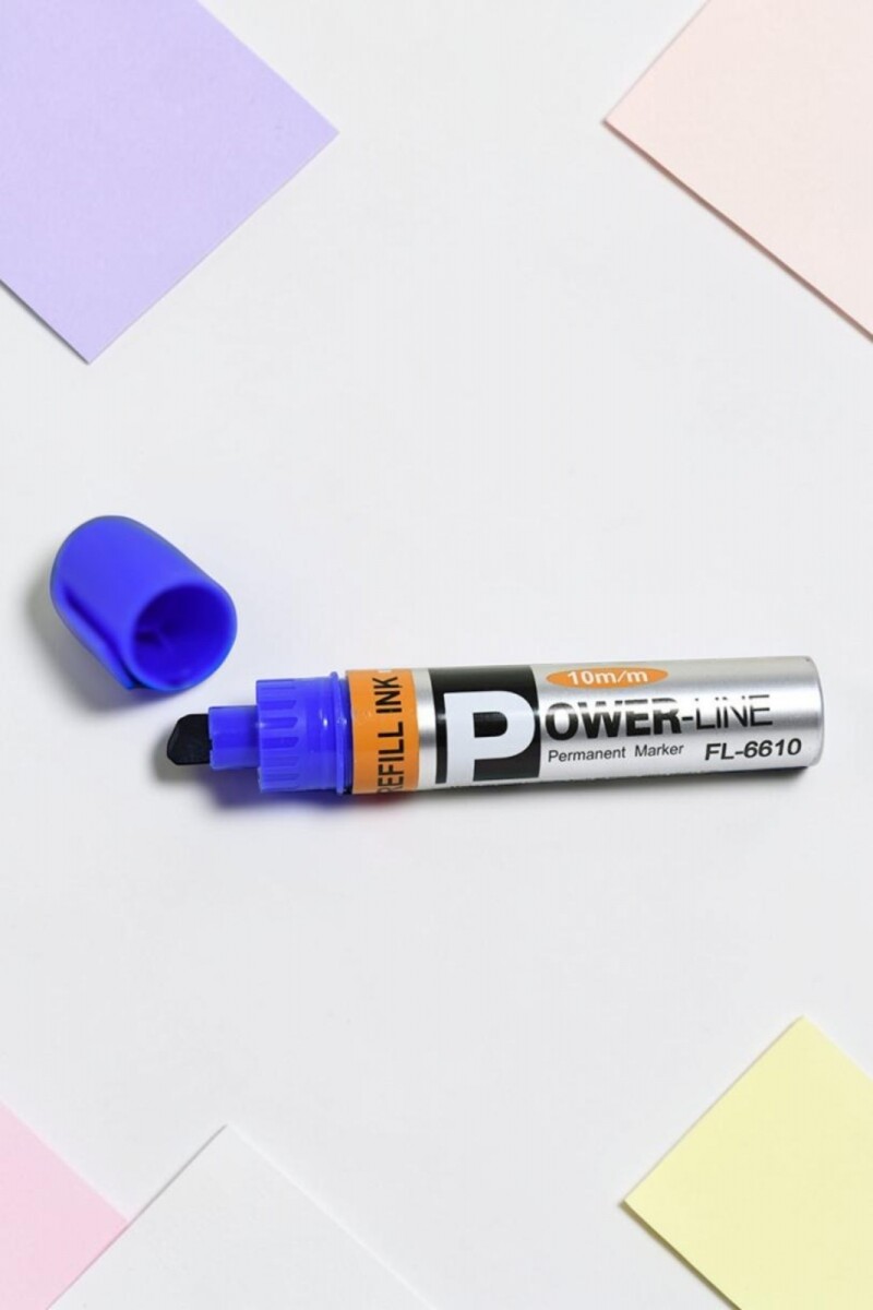 MARCADOR RECARGABLE AZUL 10MM 