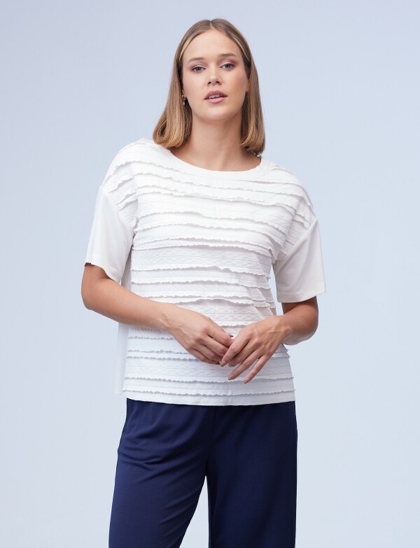 Blusa Textura CRUDO