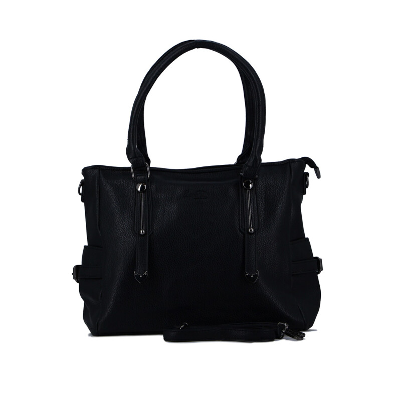 Darkness Cartera C/correa Larga Y Corta Negro