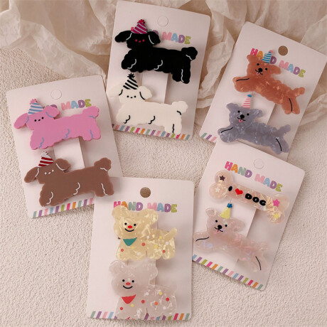Set De Broches x2 Para Cabello Mascotas Set De Broches x2 Para Cabello Mascotas
