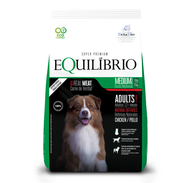 EQUILIBRIO DOG MEDIUM ADULT CHICKEN 2,5KG EQUILIBRIO DOG MEDIUM ADULT CHICKEN 2,5KG