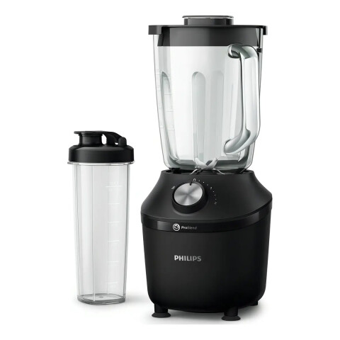 LICUADORA PHILIPS HR2291/41 NEGRA CON VASO Licuadora Philips Hr2291/41 Negra Con Vaso