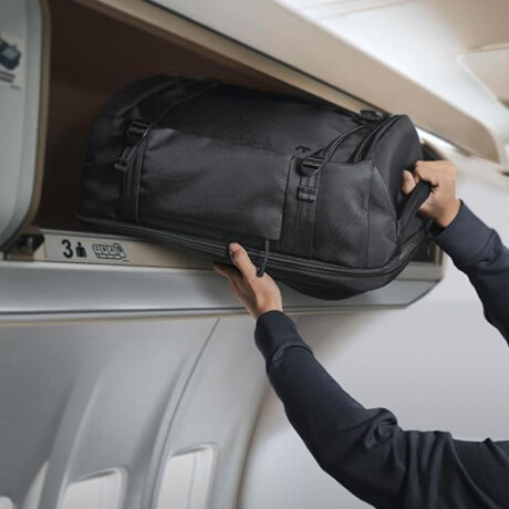 Mochila bolso con bolsillos de viaje Negro