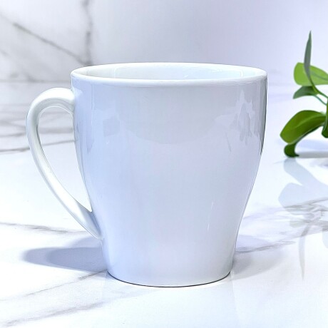 Taza Porcelana Blanca 350 ML Taza Porcelana Blanca 350 ML