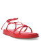 Sandalias de Mujer Miss Carol SINF con tiras para atar Rojo