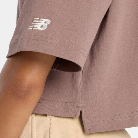 Remera New Balance Athletics Gradient Shoes Marron