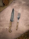 Juego cuchillo y tenedor, Cabo Sorocabano Juego cuchillo y tenedor, Cabo Sorocabano