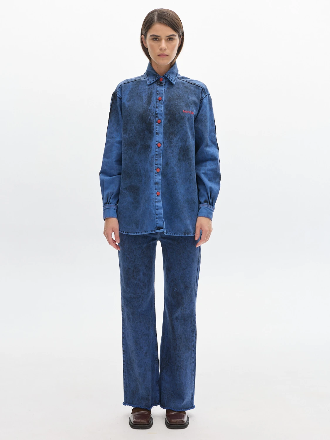 Camisa Noble Denim Washed azul s