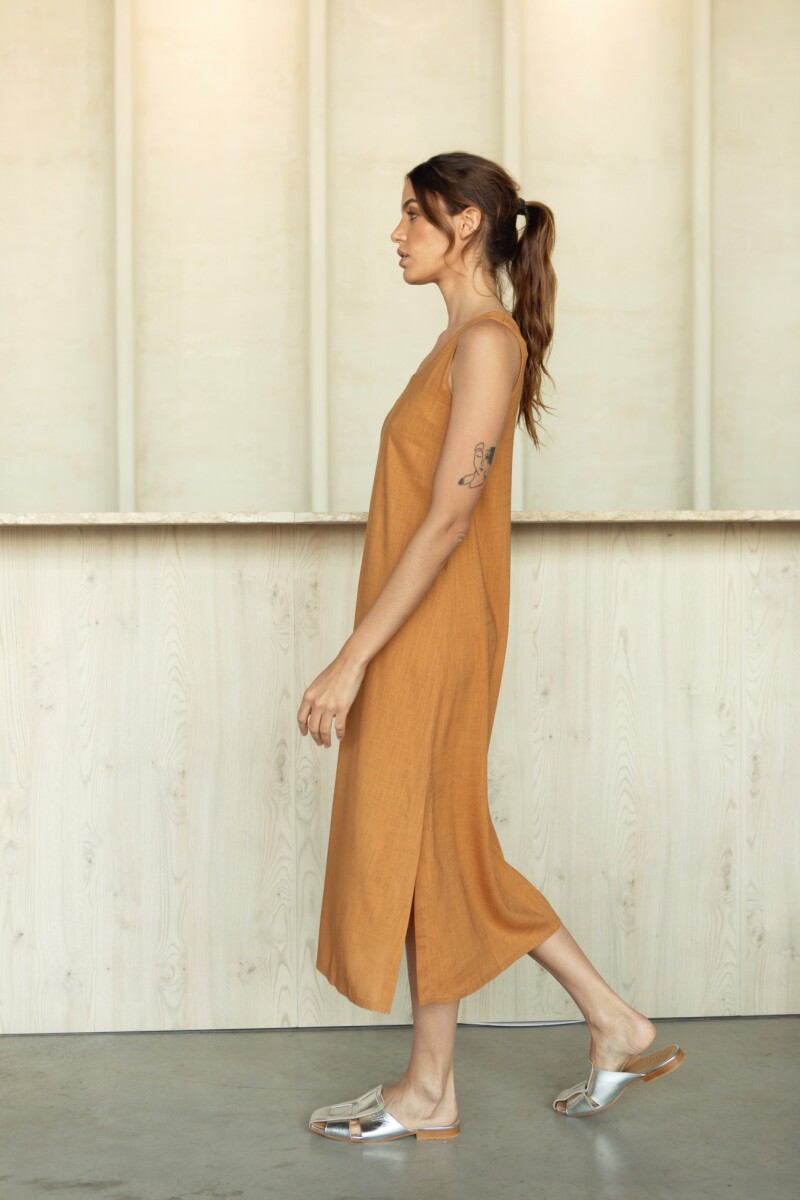 VESTIDO ALLEGRA SS24 Camel