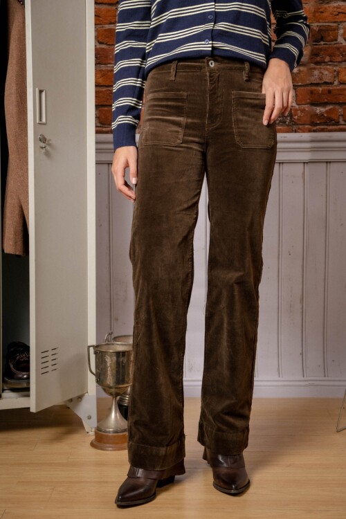 Pantalón de Courderoy Chocolate