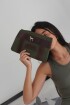 Sobre Cartuchera Mustang Chocolate / Verde Seco