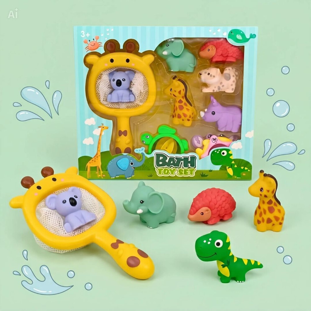 Set De Animales De Goma Para Ducha Infantil Set De Animales De Goma Para Ducha Infantil