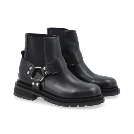 BOTA CUERO BELGIUM NEGRO