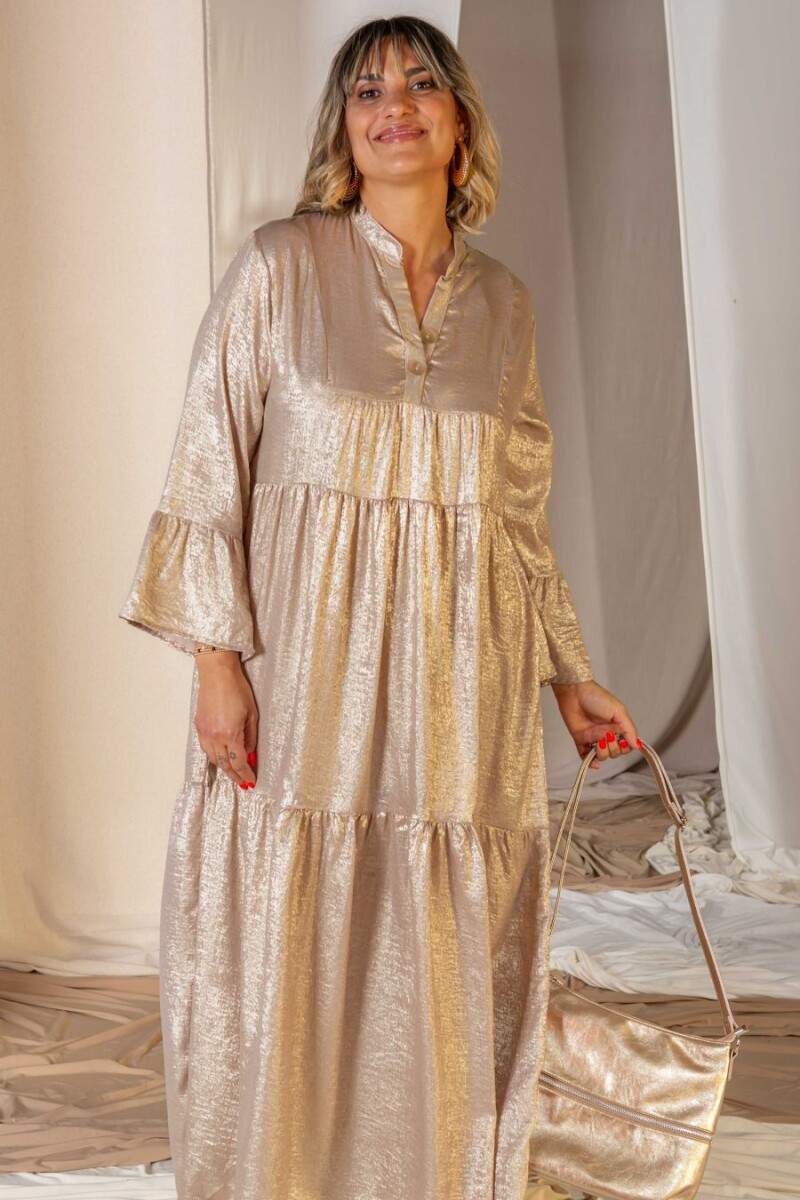Vestido Resplendor Dorado