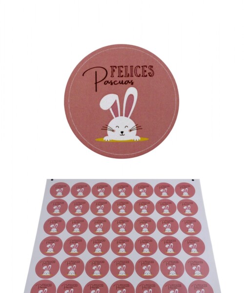 Stikcers pascua plancha DISEÑO 6