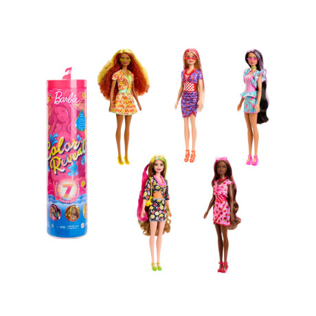 Barbie Color Reveal Con 7 Sorpresas Barbie Color Reveal Con 7 Sorpresas