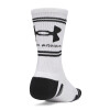 Medias UA Perf Tech Nov 3pk Crw Hombre 6015141-100 Blanco