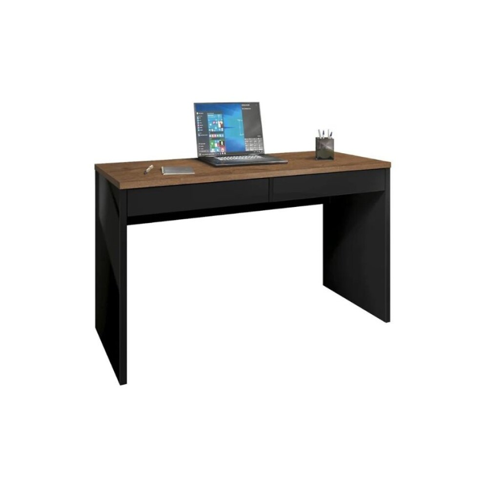 Escritorio Max - 2 Cajones Negro