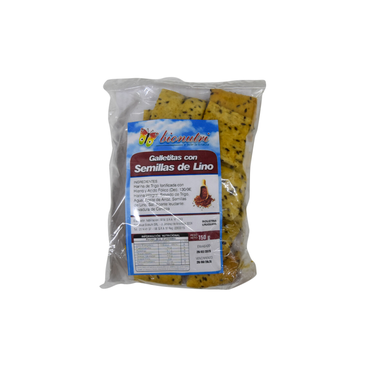 Galletas De Lino Bionutri 