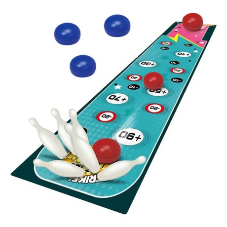 Juego de Mesa 2 en 1 Deslizante Bolos y Tejo 001