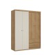 Armario Prisma Capuccino/Off White 5781 4 Puertas / 2 Cajones Armario Prisma Capuccino/Off White 5781 4 Puertas / 2 Cajones