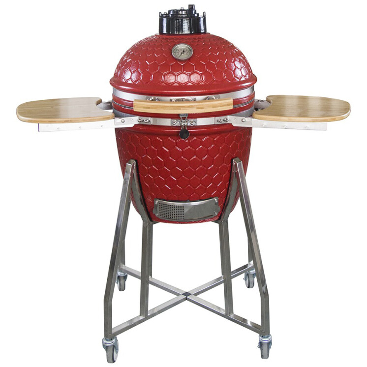 Parrilla/Barbacoa Kamado 18'' Rojo