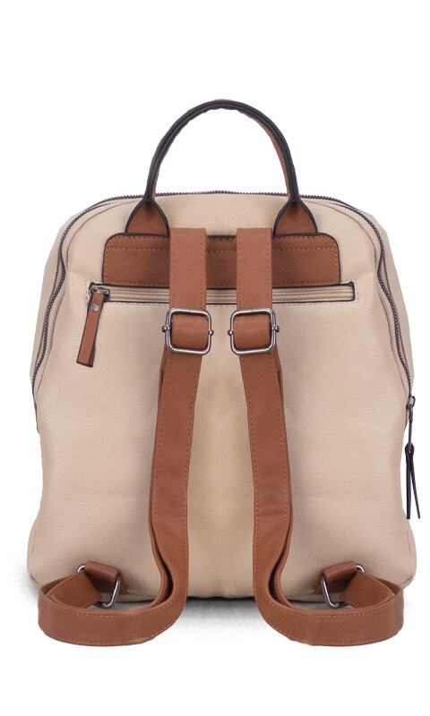 MOCHILA MEMPHIS NUDE C/CARAMELO