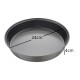 Tortera redonda antiadherente 24 cm GRIS