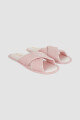 Pantufla cruz Rosado