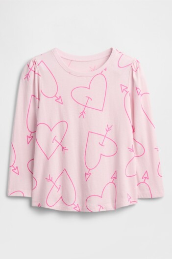 Remera Gráfico Toddler Niña Pink Hearts 558