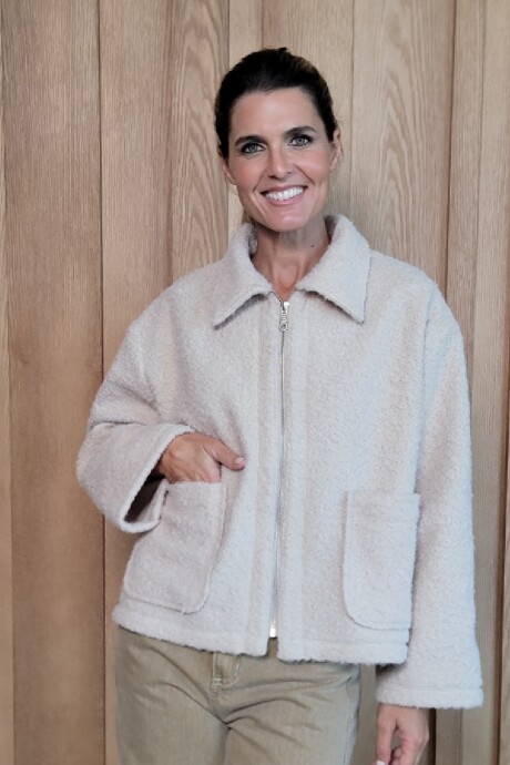 Chaqueta Manhattan Paño Manteca