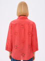 Camisa Bow Coral